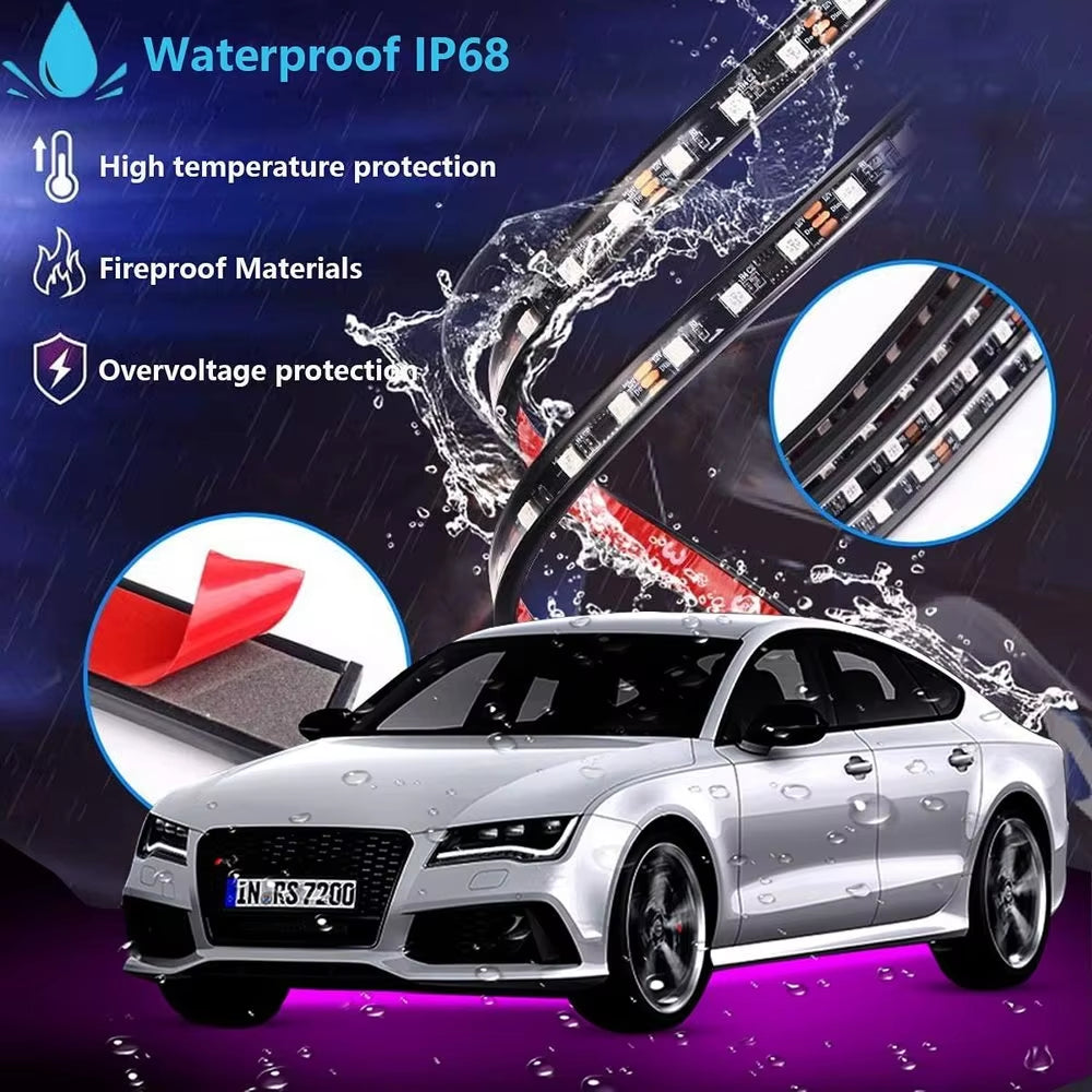 Remote-Control LED Underglow Kit — Power, Color & Style at Your Fingertips