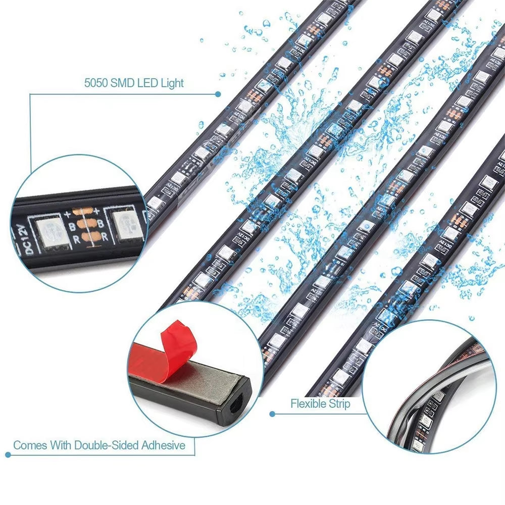 Remote-Control LED Underglow Kit — Power, Color & Style at Your Fingertips